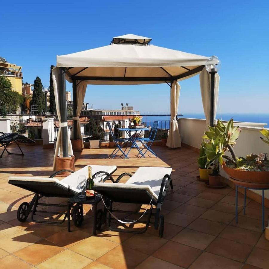 Il Terrazzo Di Marlu Villa Taormina Exteriör bild