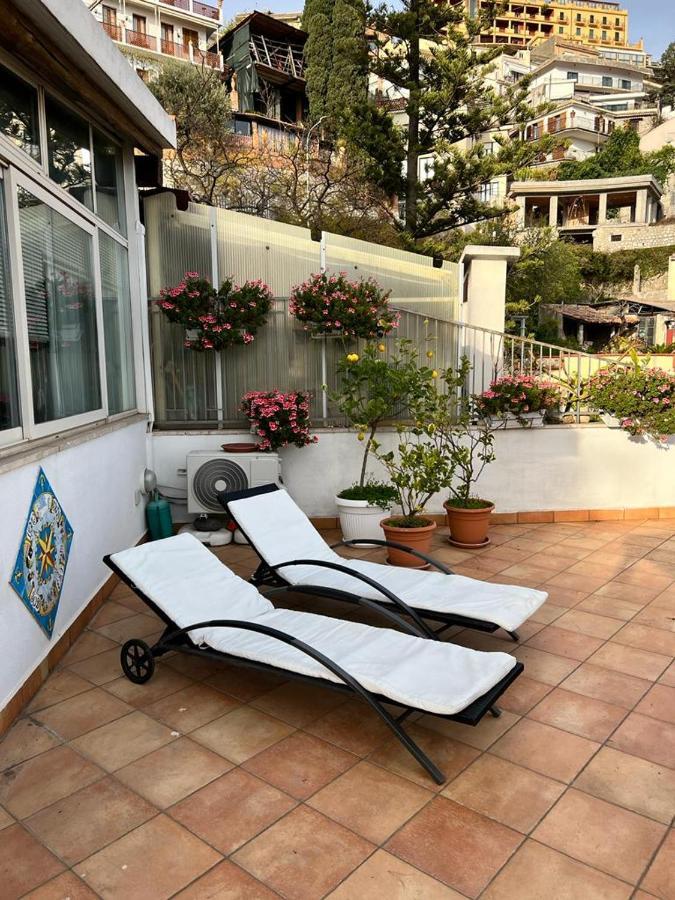 Il Terrazzo Di Marlu Villa Taormina Exteriör bild