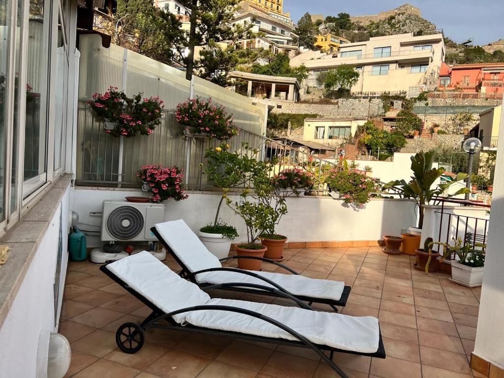 Il Terrazzo Di Marlu Villa Taormina Exteriör bild